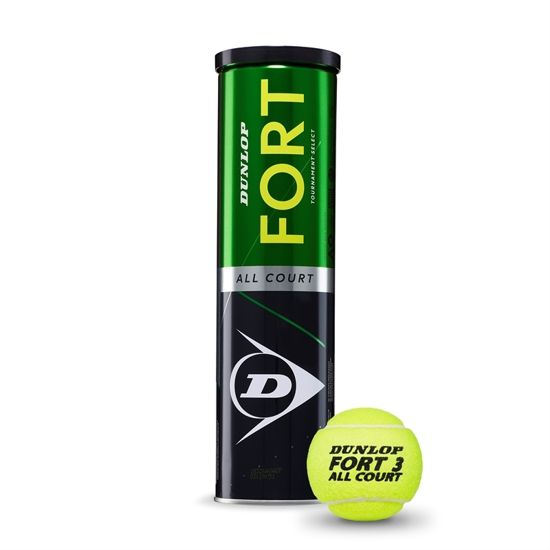 8 Used Dunlop Fort Tennis Balls 