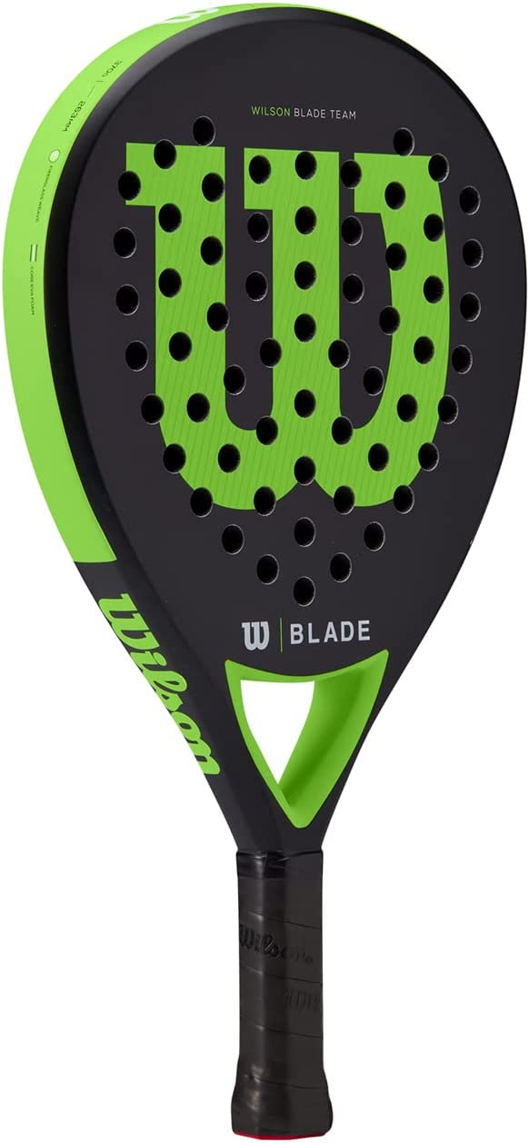 WILSON Blade Team Green Squash Racket - 472cm² Head Size, 197g Weight