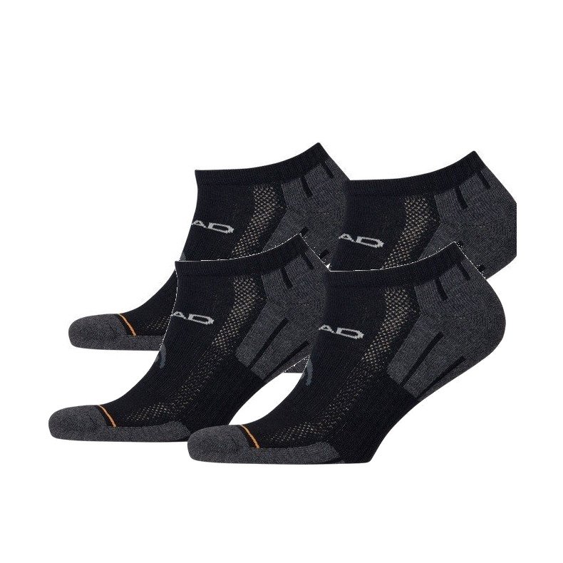 Head Performance Sneaker Socks Black - 2 pair
