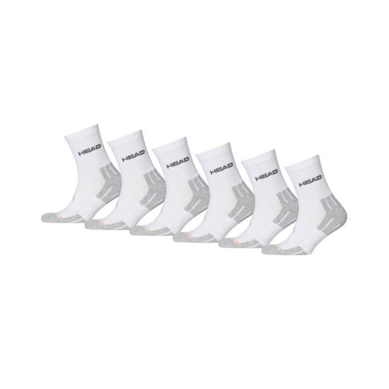 Head Performance Short Crew sports sokker hvide - 3 par