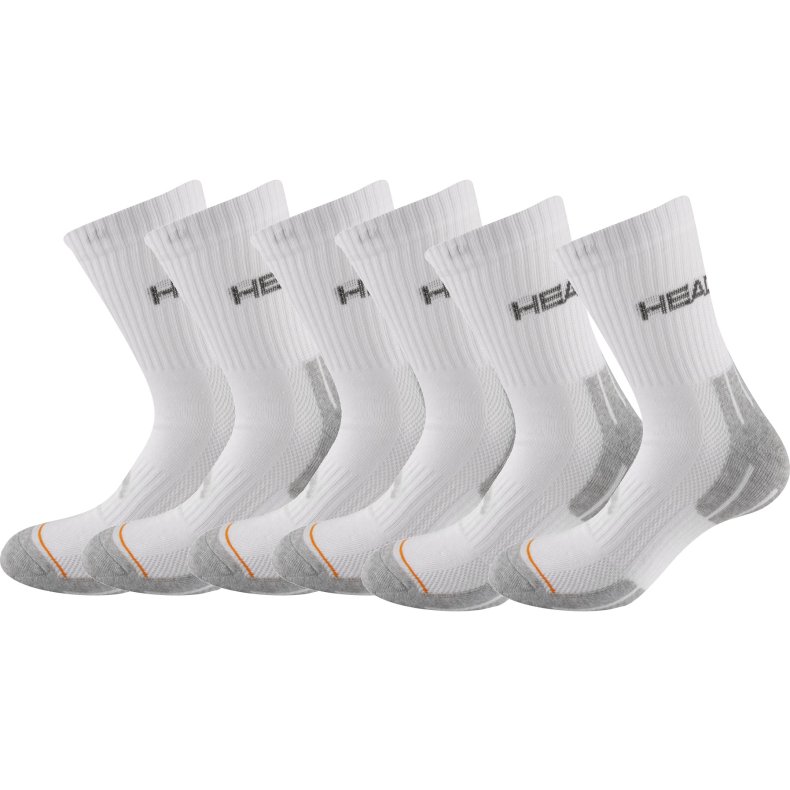 Head Performance Crew Socks White - 3 pair