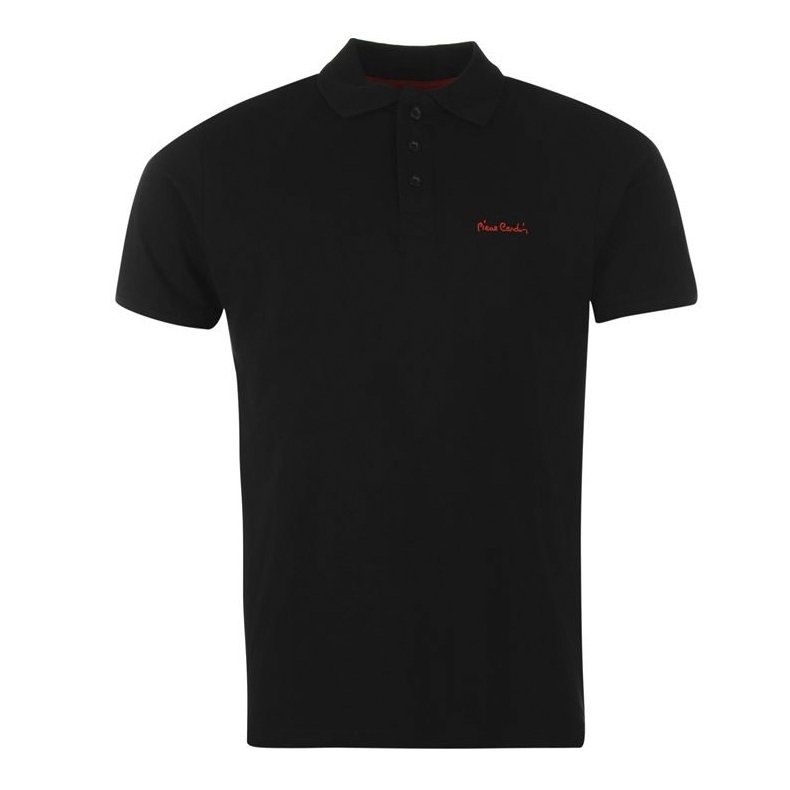 Pierre Cardin Polo T-Shirt Black/red