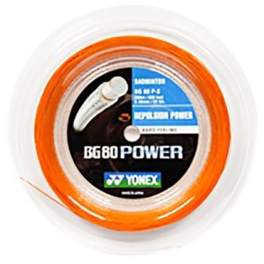 Yonex BG-80 Power Badmintonstreng Orange - 200 m