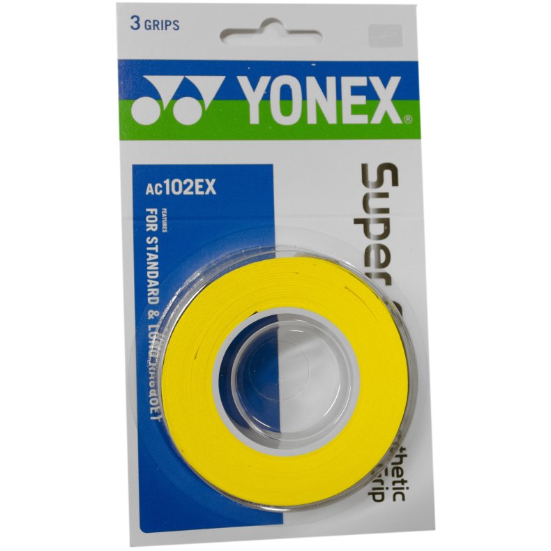 Yonex Super Grap Overgrepp Yellow 3 stk.