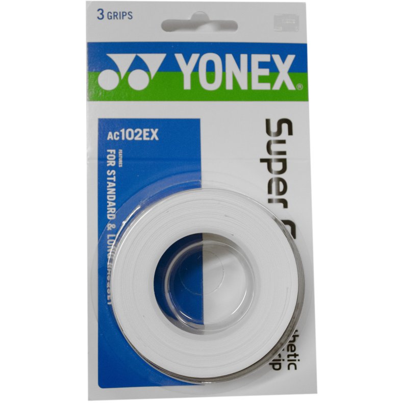 Yonex Super Grap Overgrepp White 3 stk.