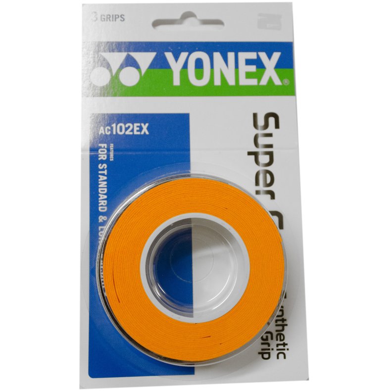 Yonex Super Grap Overgrip Orange 3 stk.
