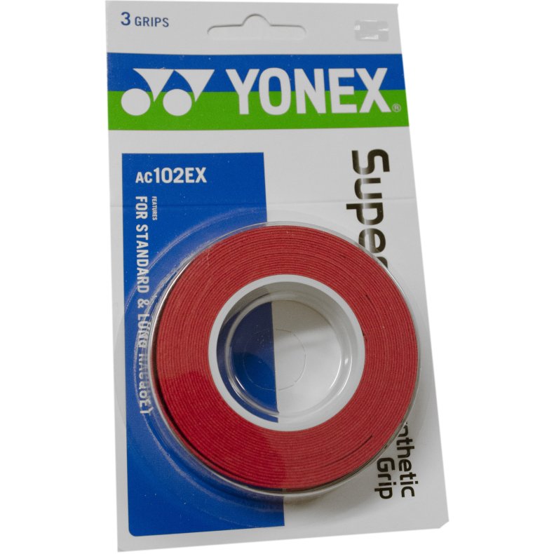 Yonex Super Grap Overgrep Red 3 stk.
