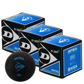 Dunlop Intro Squash Ball - 3 pcs