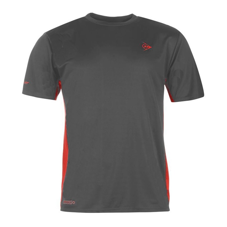Dunlop Performance T-Shirt charcoal/red