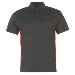 Dunlop Performance Polo T-Shirt charcoal/red