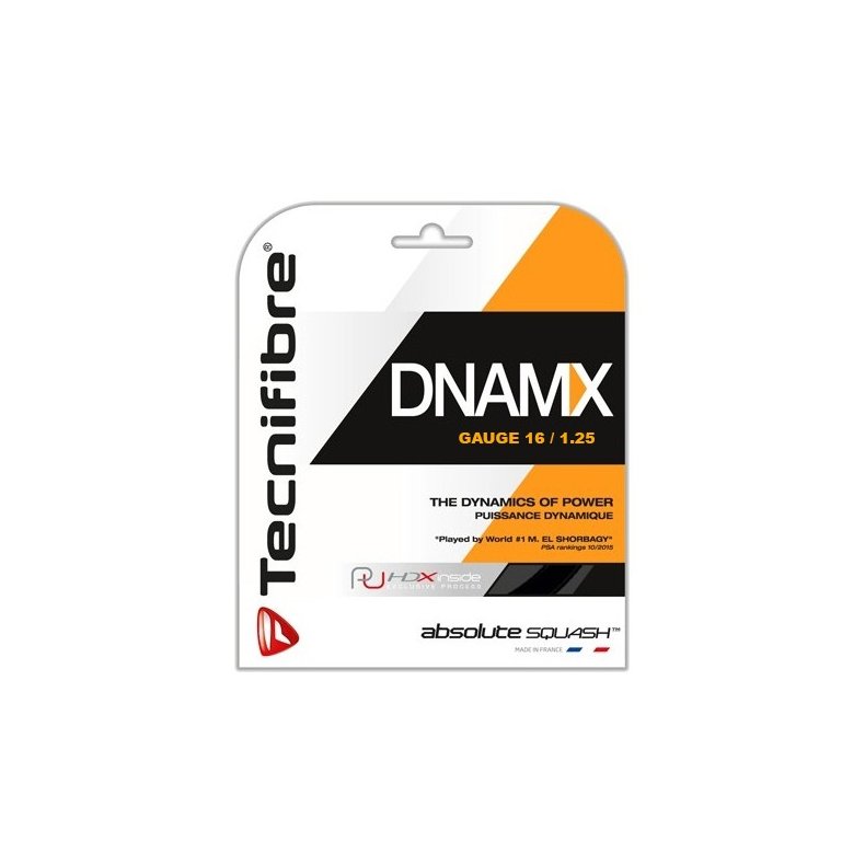 Tecnifibre DNA MX 1.25 mm squash str&auml;ng - 9 meter