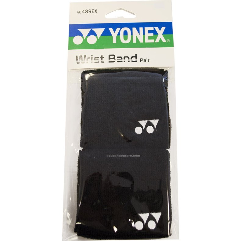 Yonex Wrist bnd - 2 stk. schwarz