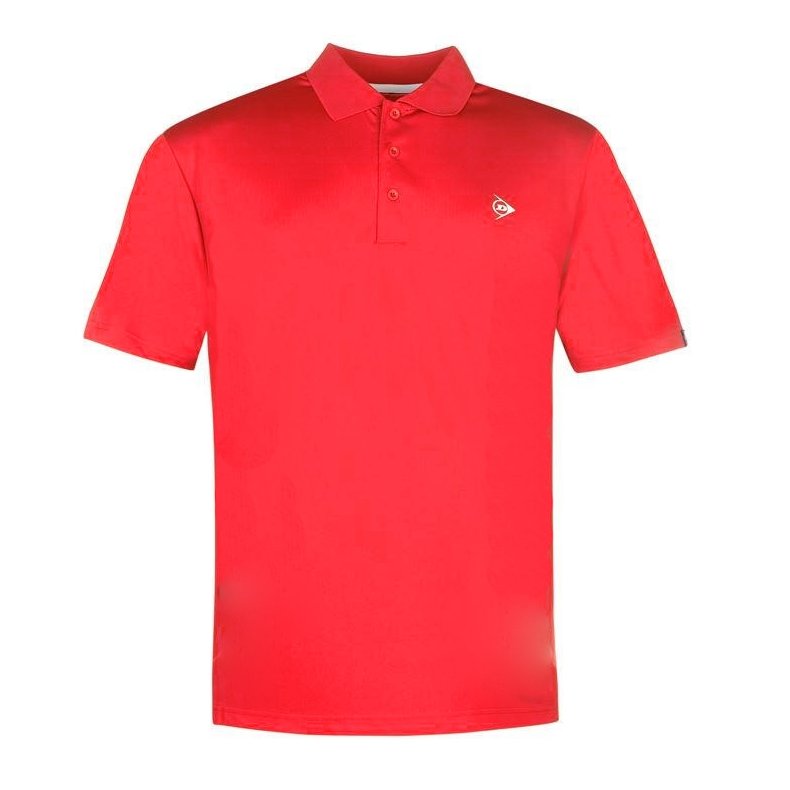 Dunlop Polo T-Shirt Red