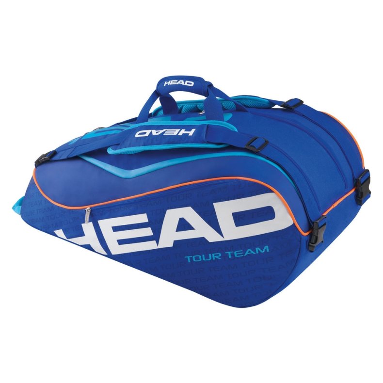 Head Tour Team 9 Super combi racket bag blue