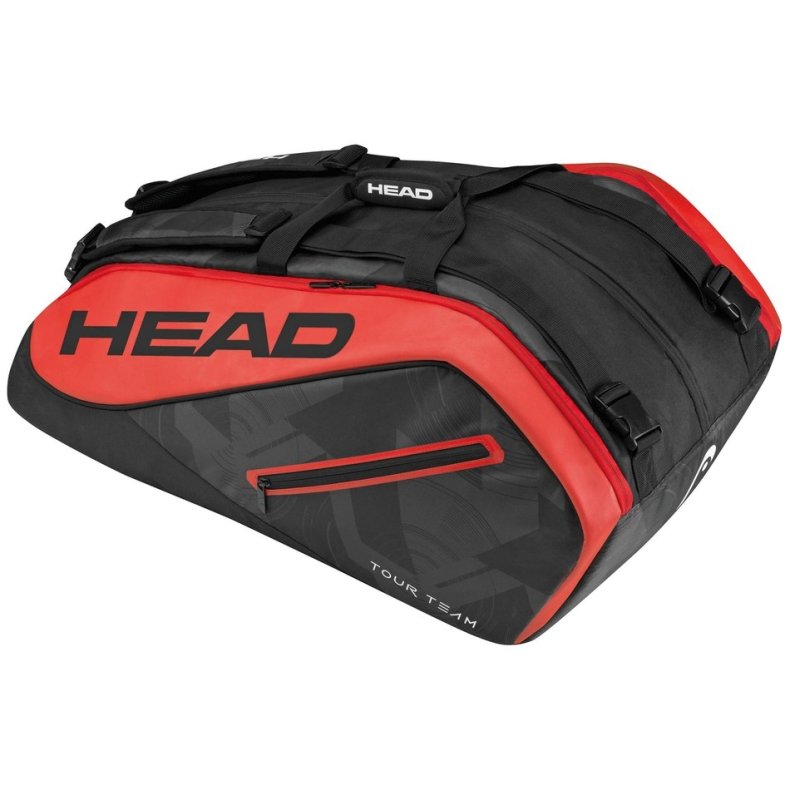 Head Tour Team 12 Monstercombi racket bag black/red 2018