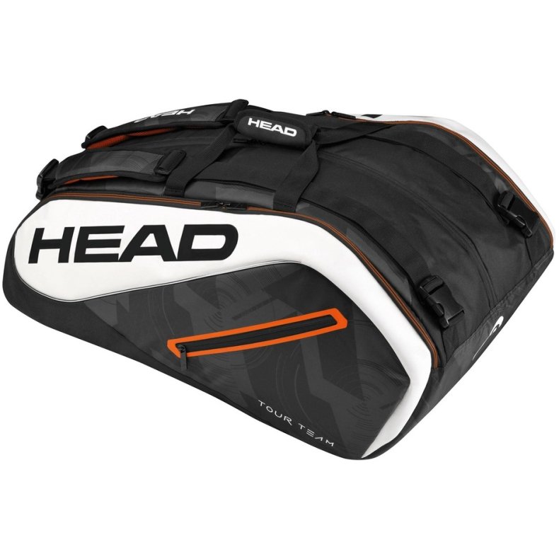 Head Tour Team 12 Monstercombi racket bag black/white 2018