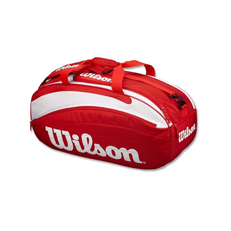 Wilson Duffle Tennis bag red / white