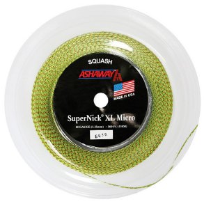 Ashaway Supernick XL Micro Squash Strenger 110 m