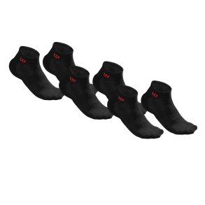 Wilson Quarter Sokker 3 par - svart