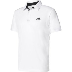 Adidas Approach Tennis Polo T-Shirt hvit/svart