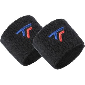 Tecnifibre wristband sort 2 stk.