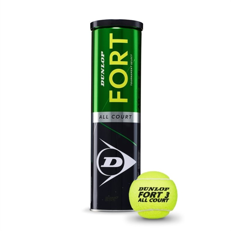 Dunlop Fort All Court Tennis Balls - 1 tube