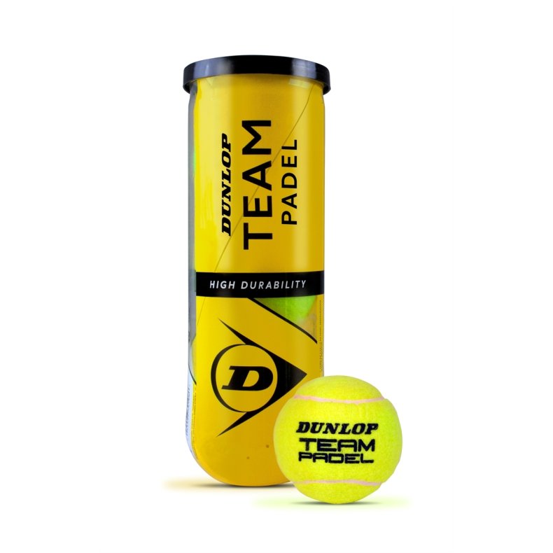 Dunlop team Padel tennis balls - 1 tube with 3 pcs.