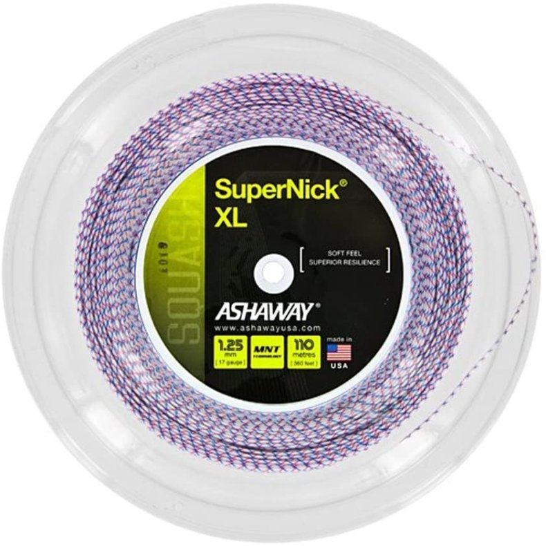 Ashaway Supernick XL squash Strings 110 m