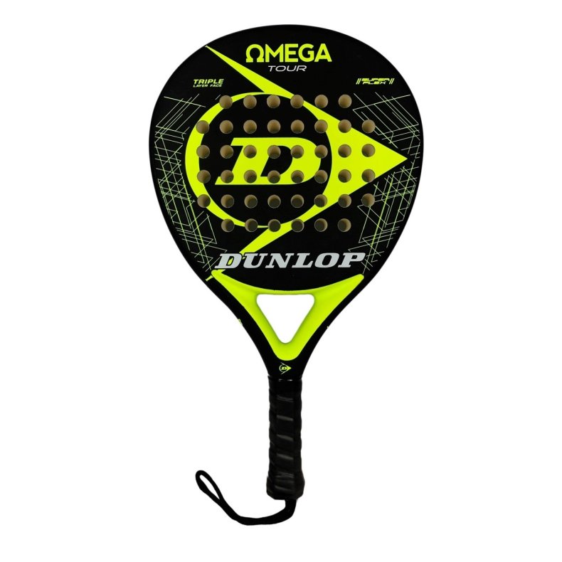 Dunlop Omega Tour Padel Racket Black/Yellow