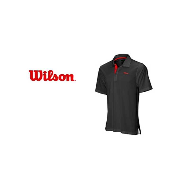 Wilson Bodymapping Polo Blk/red