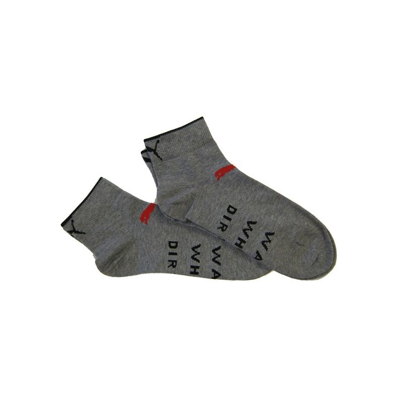 Puma Quarter Sports Socks - 2 pair grey