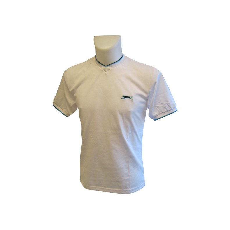 Slazenger V Neck T-shirt hvid