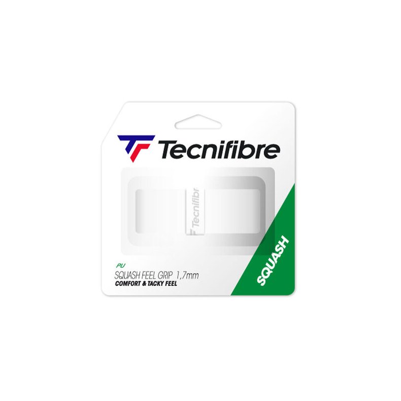 Tecnifibre Feel Squash Grip White - 1 pcs