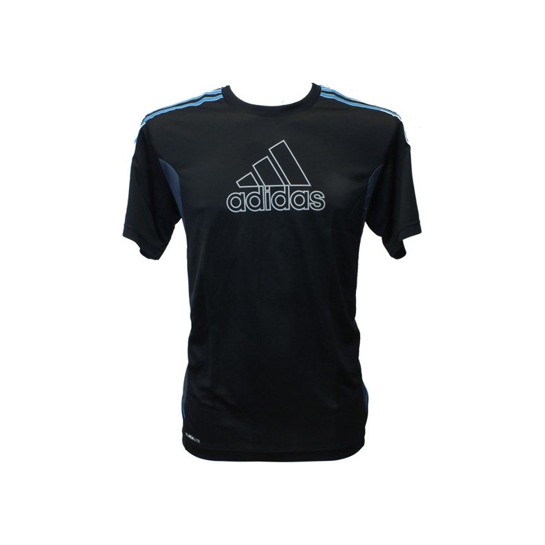 Adidas Climalite T-shirt blk/blu