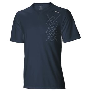 Wilson Country Club V Neck T Navy