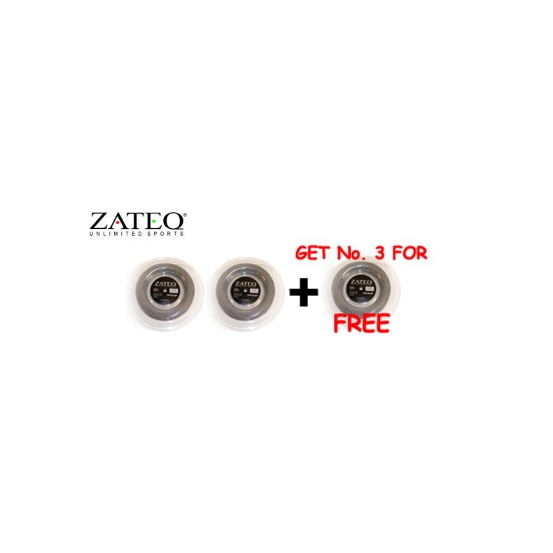 Zateq XPS120MF squash trings - 3 rolls of 200m