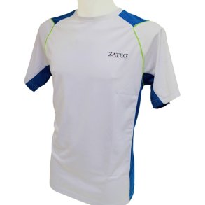 Zateq Xtreme-Dri Crew T-Shirt whi/blu