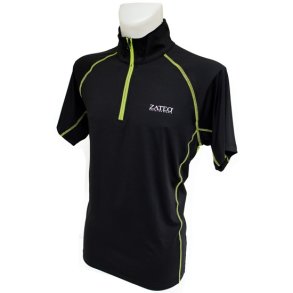 Zateq Softtech Micro Zip T-Shirt Blk/Gre