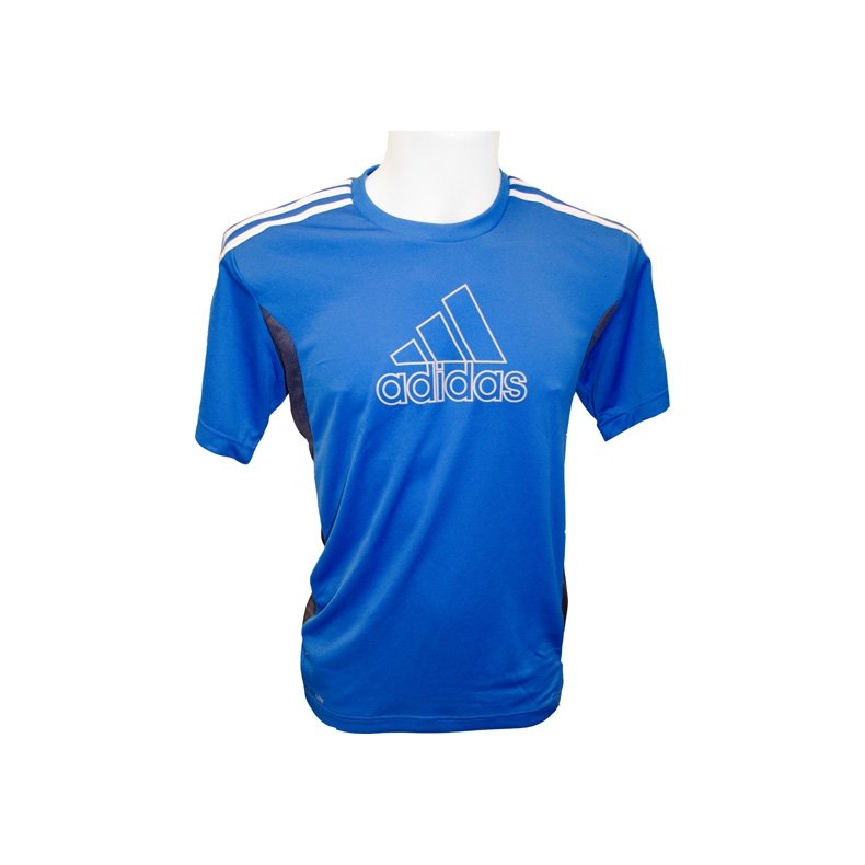 Adidas ClimaLite T-shirt blu/gr