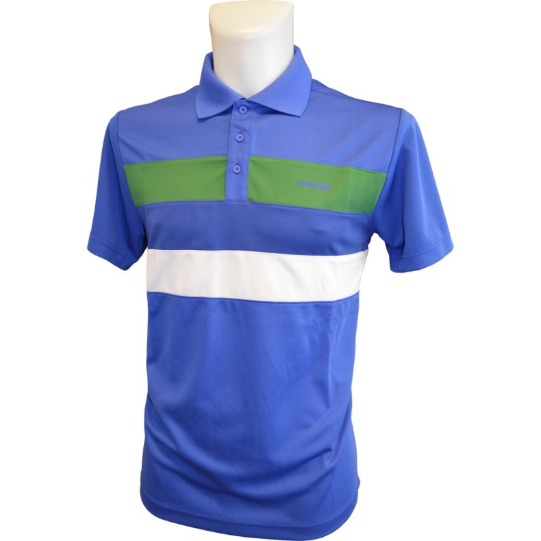 Head Polo T-Shirt blau 2014