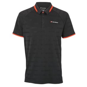 Tecnifibre F4 Vent Stripe Polo T-Shirt svart