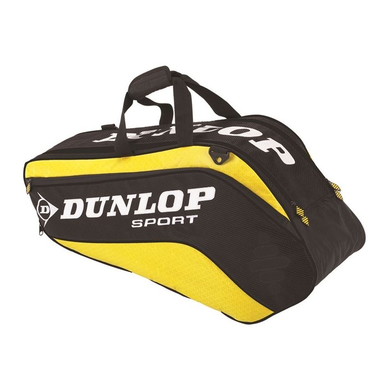 Dunlop Biomimetic Tour 6 Ketcher Taske gul/sort 2014