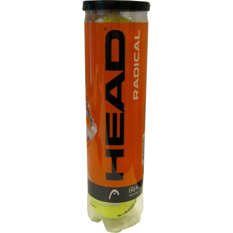 Head Radical Tennisbollar - 1 r&ouml;r