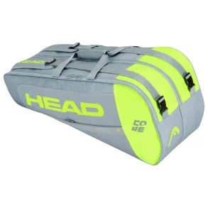 Head Core Combi 6R racketbag grey/yel